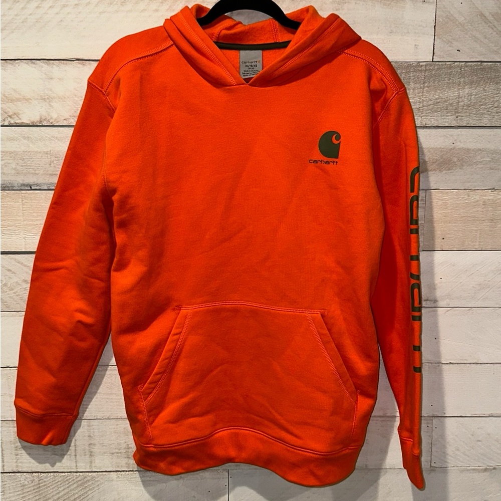 Carhartt Women's Orange Hoodie